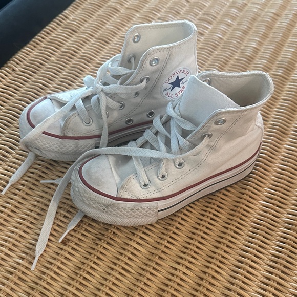 Converse Classic White High-Tops - Picture 1 of 1
